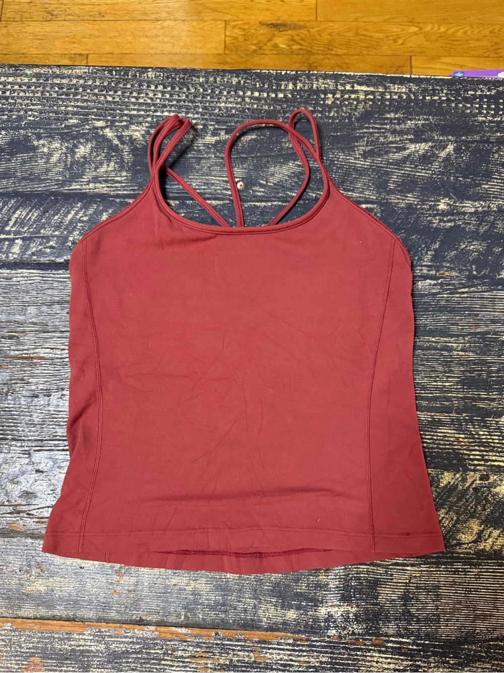 Lululemon Women’s Strappy Tank Top in Deep Burgundy